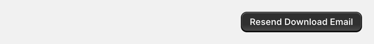 Resend Download Email button at the top right of an order's page in ABC Digital Downloads